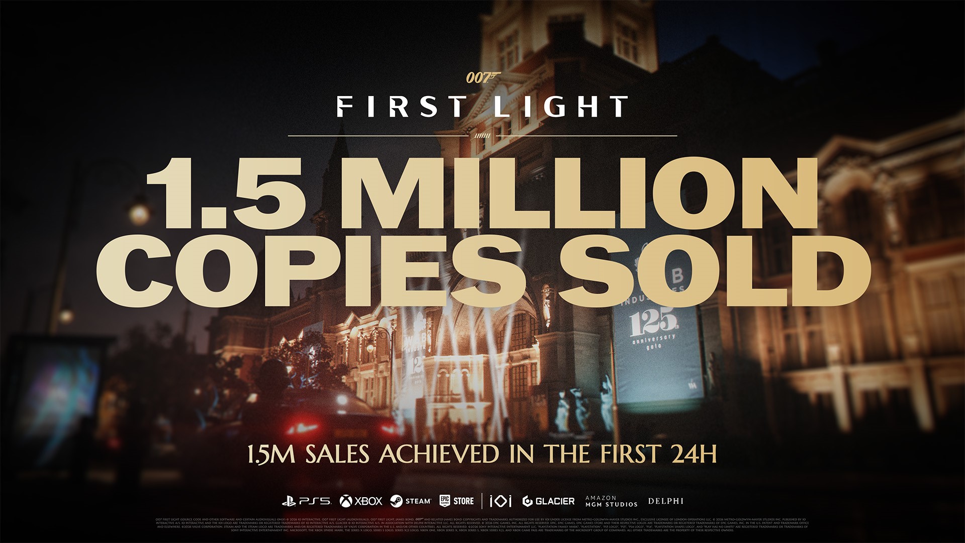 [Industry news] 007 First Light Reaches 1.5 Million Units Sold in First 24 Hours