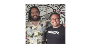 1 chris hassell l brynley gibson r smalljpg Kuju partners with brand experience agency for new VR and AR projects