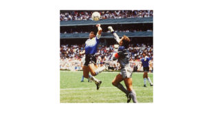 1 handofgodjpg Maradona and Konami are now best mates