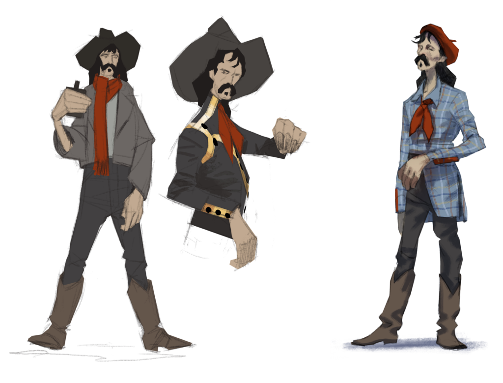 7 Chara Manana 1 "We knew immediately that we needed to make a game with a striking and unique look to accompany the writing" – The Art Of Disco Elysium