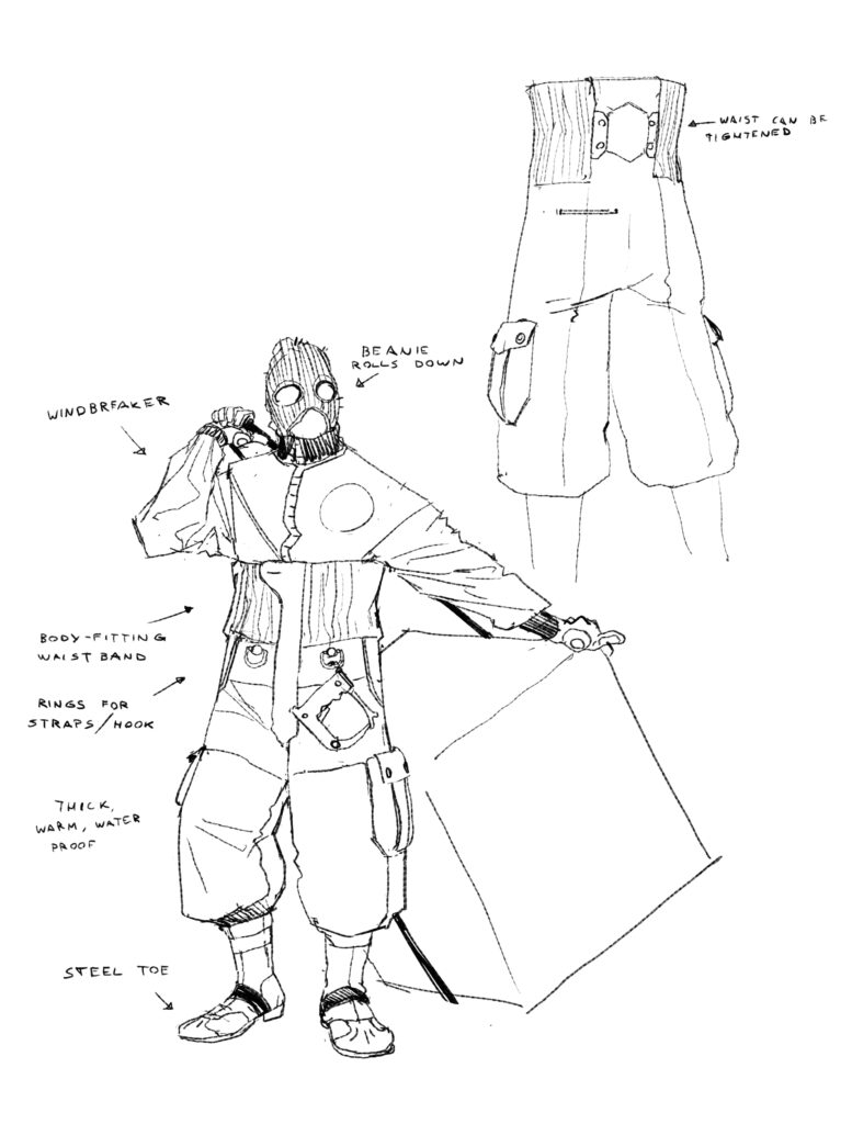 9 Chara Longshoremen "We knew immediately that we needed to make a game with a striking and unique look to accompany the writing" – The Art Of Disco Elysium