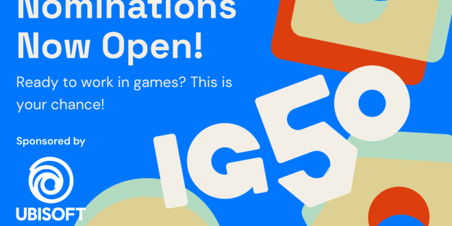 Blog header 2026 IG50 [Industry news] Ubisoft backs IG50 Awards as Into Games opens applications for 2026 cohort