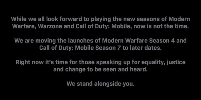 EZeC0ssUcAAlyNO Gaming presses pause in respect of US protests – Activision joins EA and PlayStation – but what about the other ‘E3’ shows?