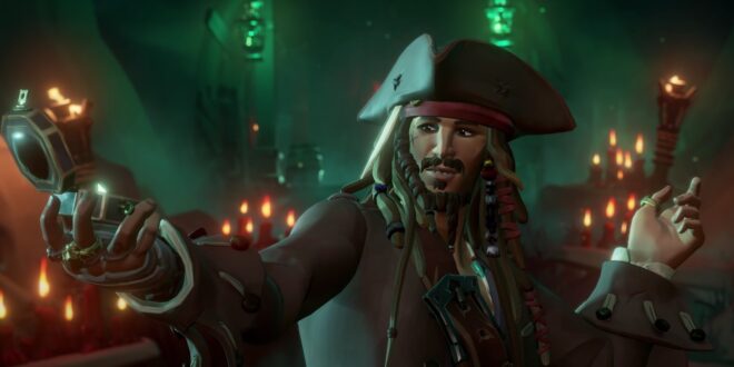 Jack Sparrow sea of thieves Jack Sparrow is coming to Sea of Thieves in Pirates of the Caribbean crossover