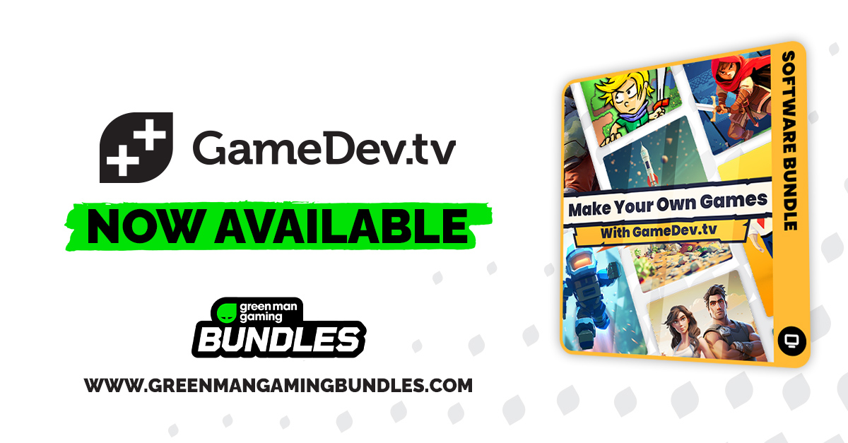 [Industry news] Green Man Gaming launches software charity bundles as a career starter kit for the gaming community