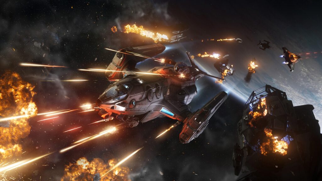 MCV COVER V1 Full Cloud Imperium Games: Manchester and the five-year future for Star Citizen and Squadron 42