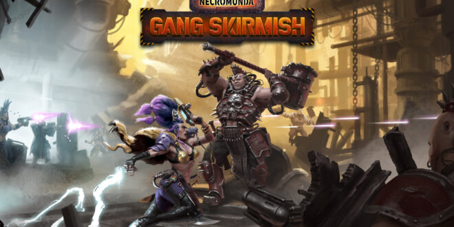 Necromunda Gang Skirmish Splash Art Unsigned – Battle for dominance and power in Necromunda: Gang Skirmish