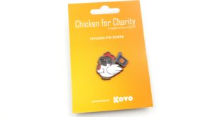 SE Chicken Pin Backing Card UK charity SpecialEffect partners with Koyo Store for industry 'Chicken for Charity' PUBG tournament