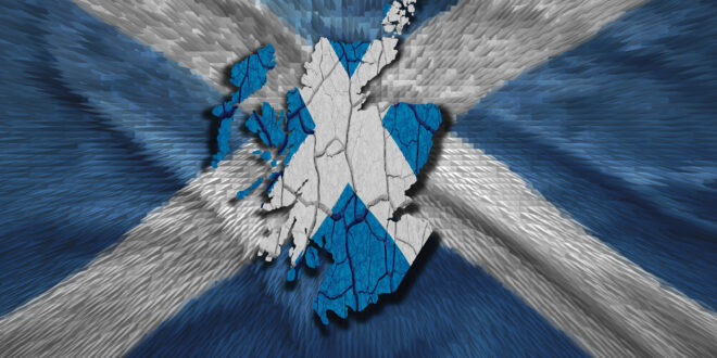 Scotland map and flag Scotland in the spotlight – new data reveals the size of the industry