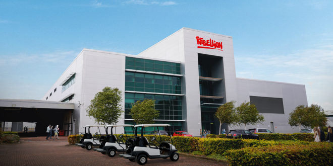artists impression rebellion film studios front elevation UK developer Rebellion acquires new studio space as it expands further into TV and film production