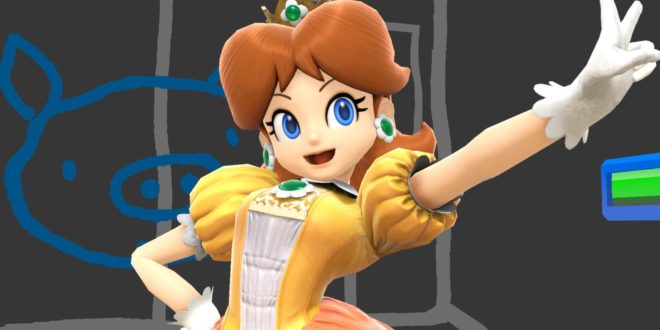 daisy super smash bros ultimate UK physical market down in 2018, Switch sales surge