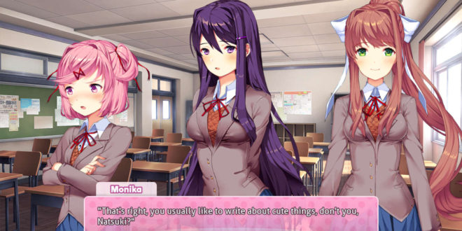 doki doki literature club 1400jpg Doki Doki Literature Club developer plagued by inferior mobile ports