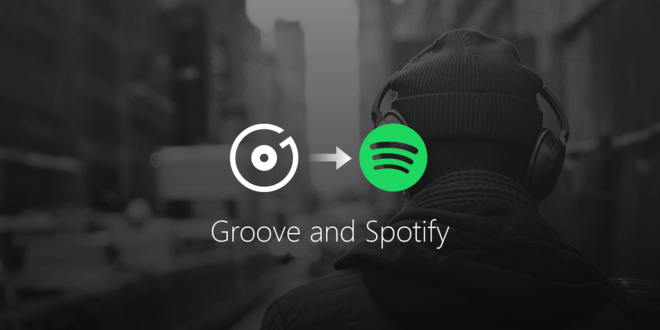 groove music spotifyjpg Microsoft to close Groove music and move to Spotify