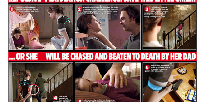 mailjpg Daily Mail targets Detroit: Become Human over child abuse imagery