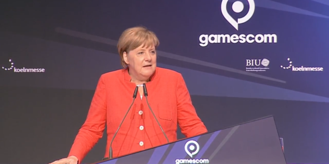 merkel gamescompng Chancellor Merkel opens gamescom 2017