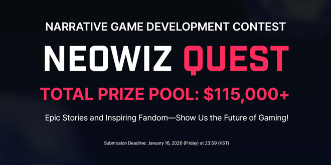 neowiz quest key art header img [From the industry] NEOWIZ reveals NEOWIZ Quest contest to spark narrative indie game development globally