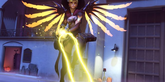 ow halloweenlegendaryskins mercy tg 001400jpg Mercy's rework is now live on Overwatch after a month of on the Private Test Realm