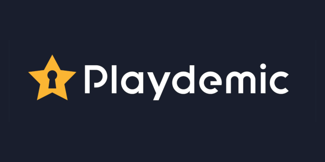 playdemic logo 2024 EA Playdemic sponsoring Women In Games Outstanding Contribution Award