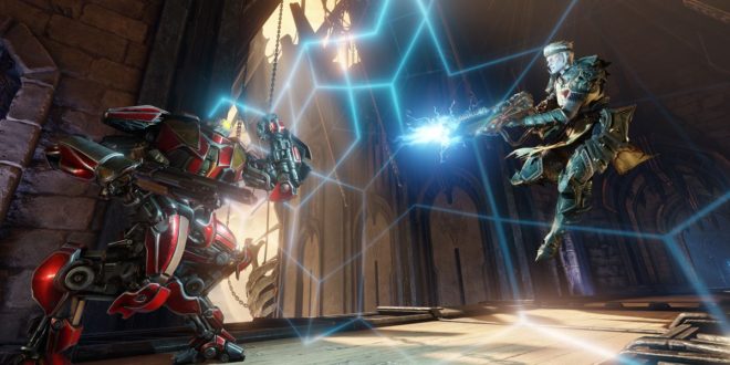 quake champions clutch and galena action gamescom 14712750370jpg Quake Champions will launch on Steam, reveals developer Q&A