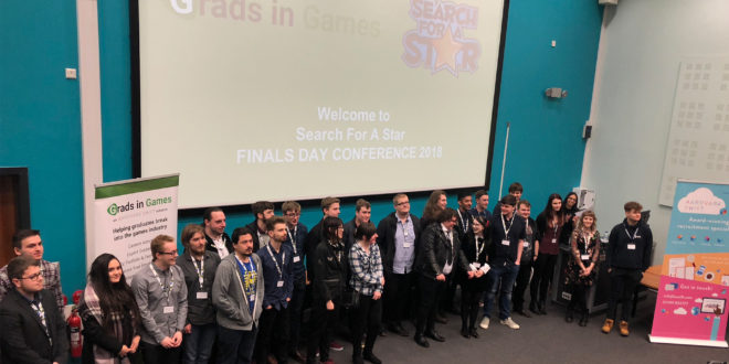 sfas 2018 finalists Grads in Games Awards, Search For A Star and Sumo Digital Rising Star finals day announced