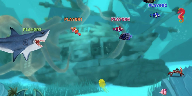 sharkshark header img Dynablasts from the Past: Stephan Berendsen on Dynablaster, Shark! Shark! and Astrosmash, and what’s next for BBG Entertainment