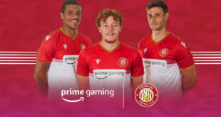 unnamed 1 3 Amazon's Prime Gaming signs two-year shirt sponsorship deal with Stevenage FC