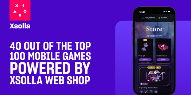 xsolla sponsored post header img 1 [From the industry] Xsolla powers web shop launches for 40 of the top 100 mobile games